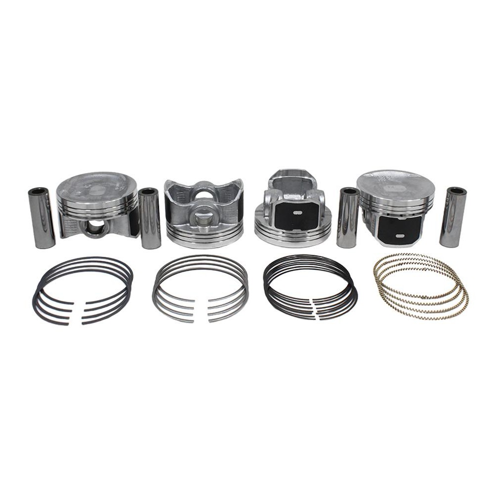Jogo com 4 Pistões com Anéis 0,50 - Mahle Metal Leve - P&A9685 0,50