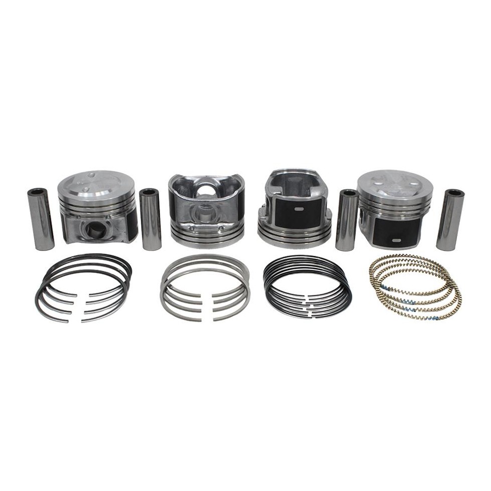 Jogo com 4 Pistões com Anéis 0,50 para Renault CLIO e Kangoo - Mahle Metal Leve - P&A9733 0,50