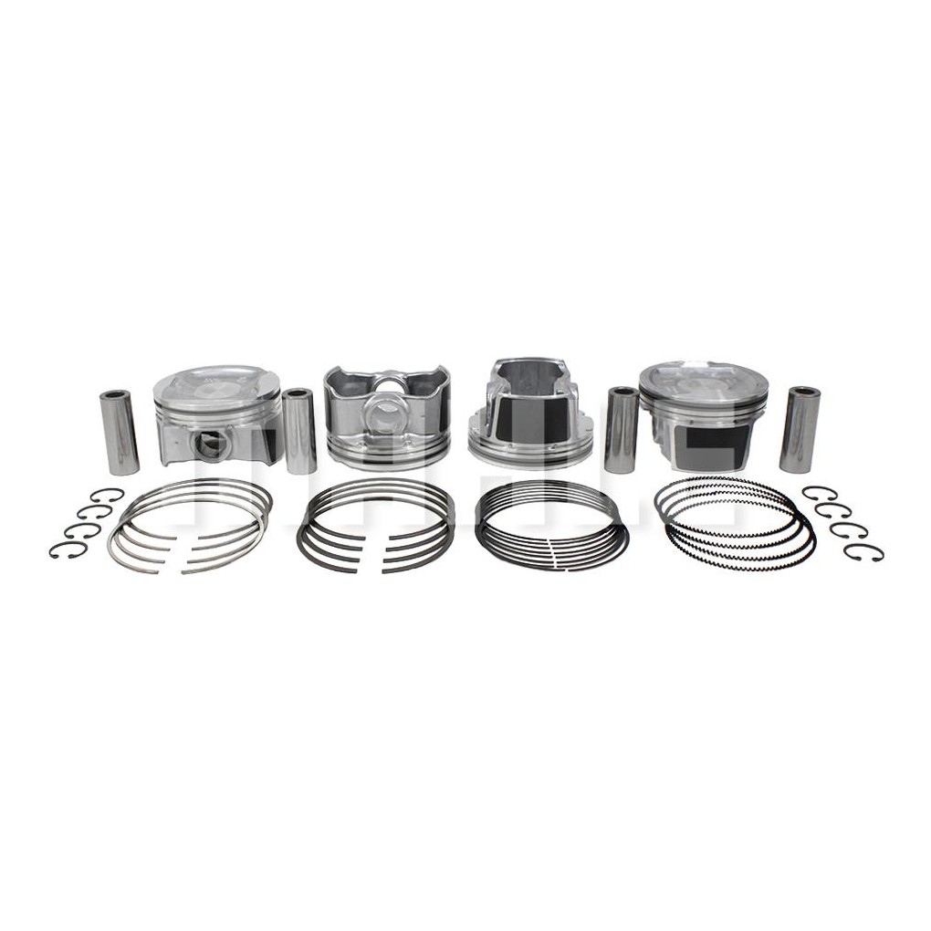Jogo com 4 Pistões com Anéis 0,50 para Nissan Sentra e Renault Fluence - Mahle Metal Leve - P&A9774 0,50