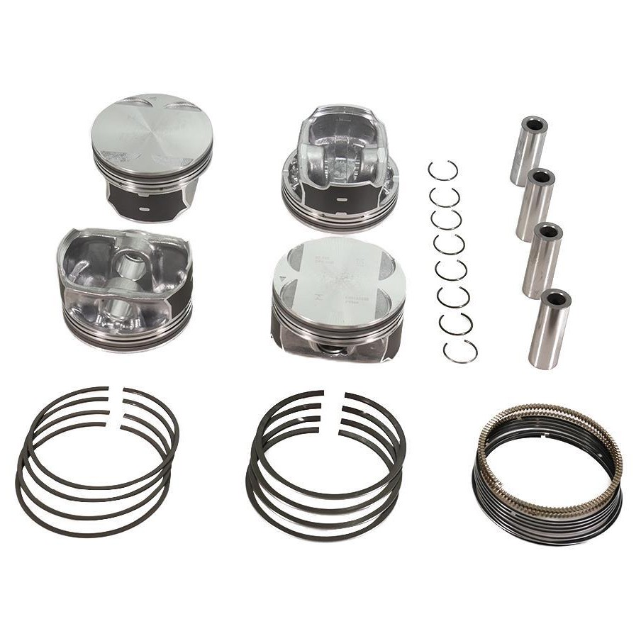 Jogo com 4 Pistões com Anéis 0,50 para Chevrolet Captiva e Malibu - Mahle Metal Leve - P&A9844 0,50