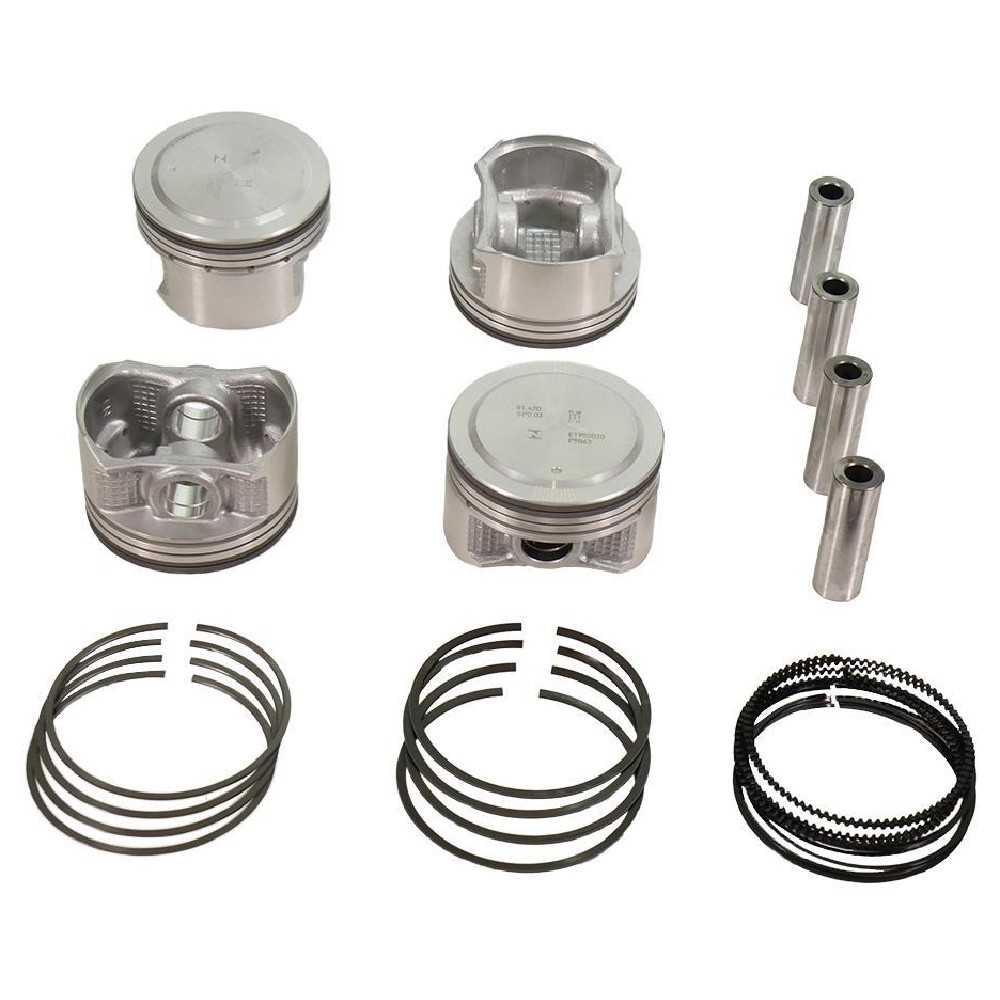 Jogo com 4 Pistões com Anéis 0,50 para Mitsubishi Pajero Tr4 - Mahle Metal Leve - P&A9863 0,50