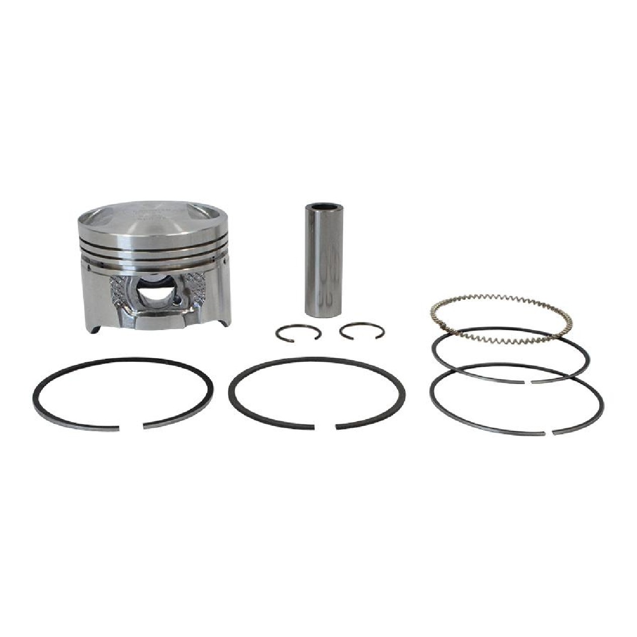 Pistão com Anéis 0,75 para Honda CG 125 e XLR 125 - Mahle Metal Leve - P&A9023 0,75