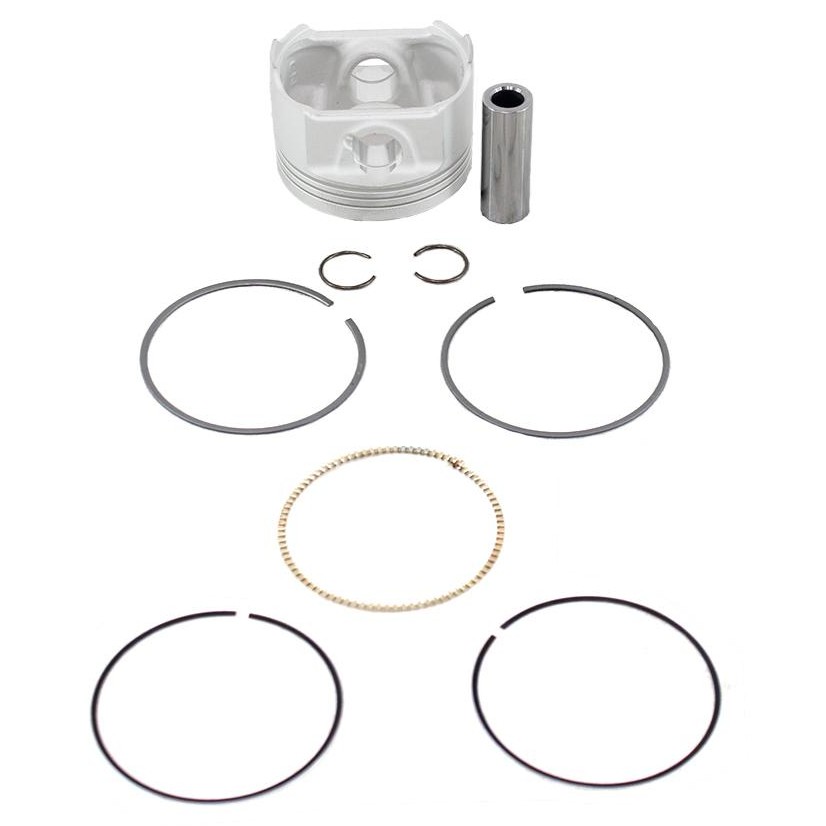 Pistão com Anéis 0,75 para Honda CG 160 e NXR 160 BROS - Mahle Metal Leve - P&A9825 0,75