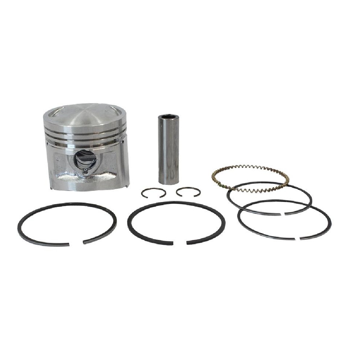 Pistão com Anéis 1,00 para Honda CG 125 - Mahle Metal Leve - P&A1366 1,00
