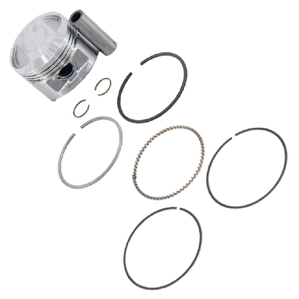 Pistão com Anéis 1,00 para Honda CBX 150 Aero e NX 150 - Mahle Metal Leve - P&A9024 1,00