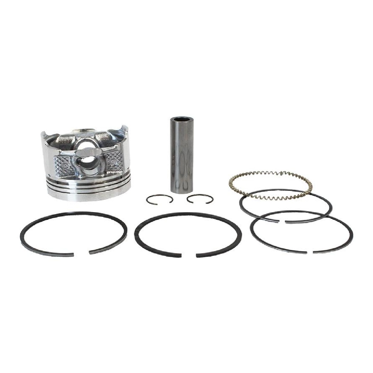 Pistão com Anéis 1,00 para Honda CG 125 e NXR 125 BROS - Mahle Metal Leve - P&A9170 1,00