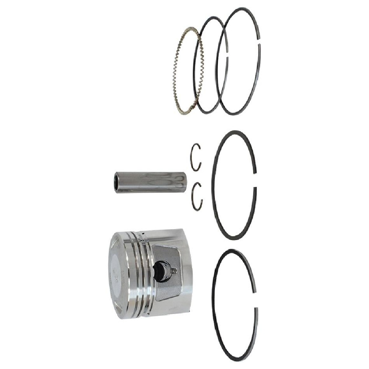 Pistão Com Anéis 1,00 - Mahle Metal Leve - P&A9796 1,00