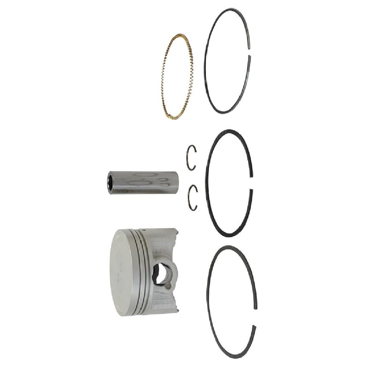 Pistão Com Anéis 1,00 - Mahle Metal Leve - P&A9816 1,00