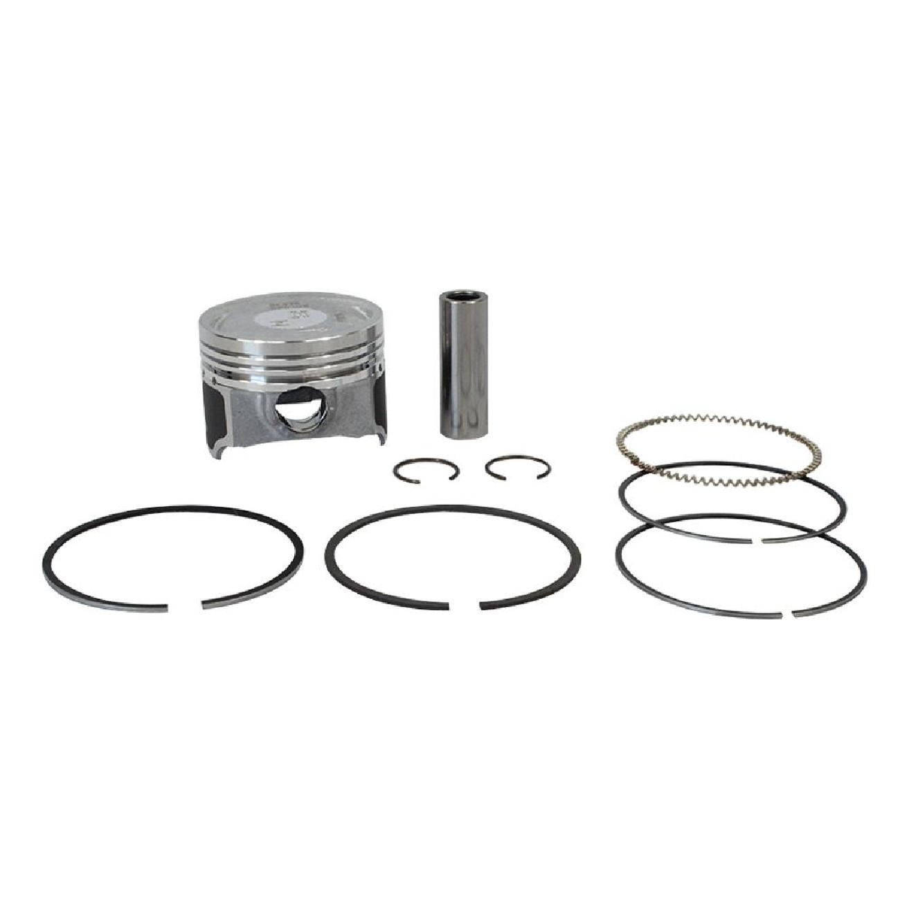 Pistão com Anéis 1,00 para Suzuki Burgman AN 125 - Mahle Metal Leve - P&A9818 1,00