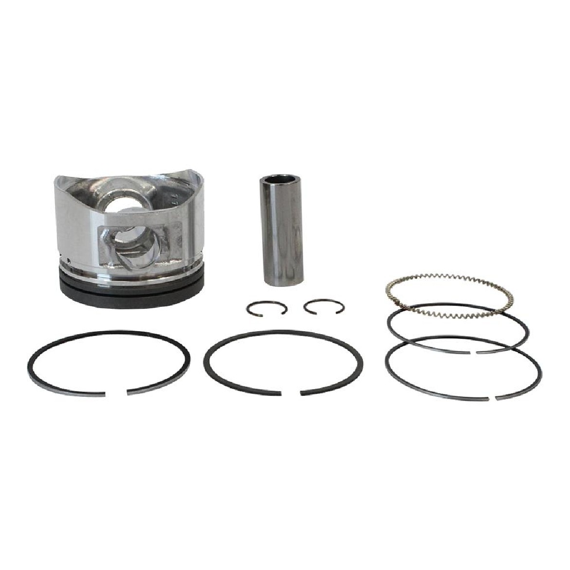 Pistão com Anéis 1,00 para Yamaha NEO AT 115 - Mahle Metal Leve - P&A9856 1,00