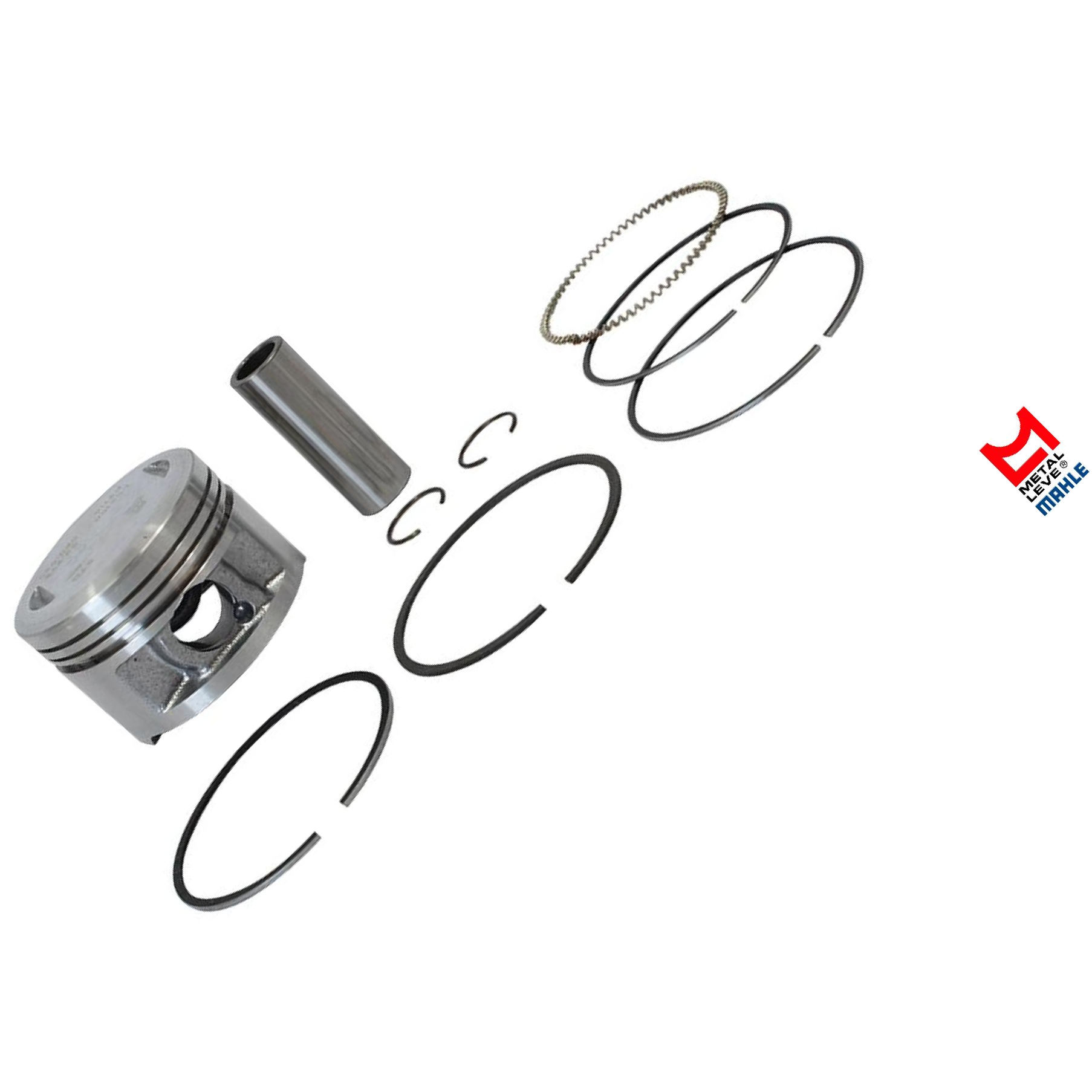 Pistão Com Anéis Std - Mahle Metal Leve - P&A9114 STD