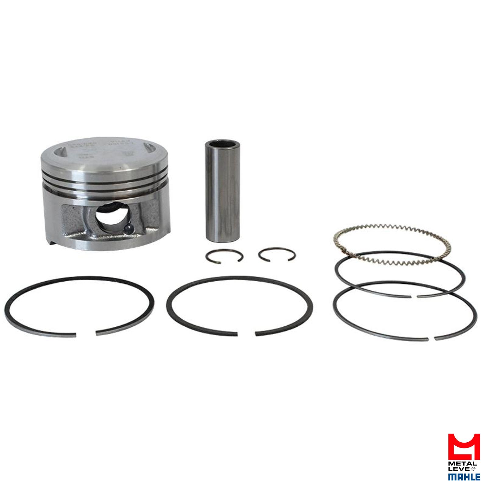 Pistão Com Anéis Std - Mahle Metal Leve - P&A9114 STD