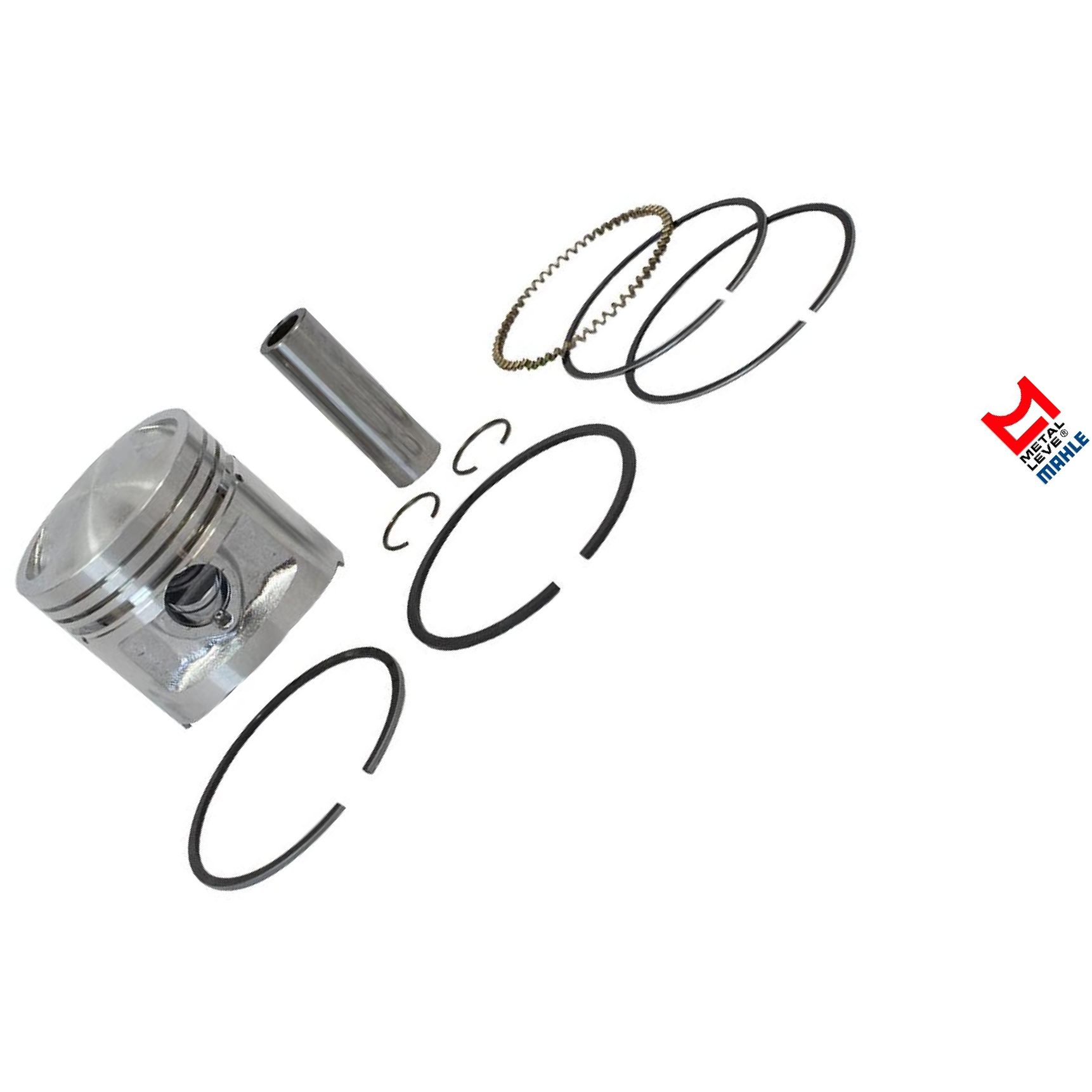 Pistão com Anéis STD para Honda CG 125 - Mahle Metal Leve - P&A1366 STD