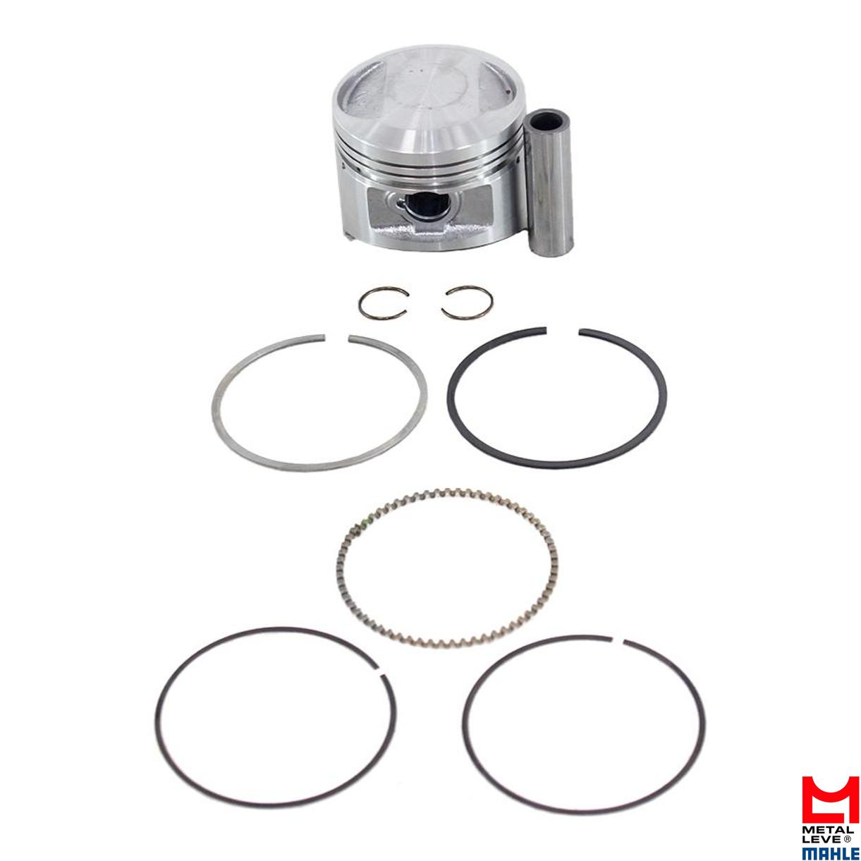 Pistão com Anéis STD para Honda CBX 150 Aero e NX 150 - Mahle Metal Leve - P&A9024 STD