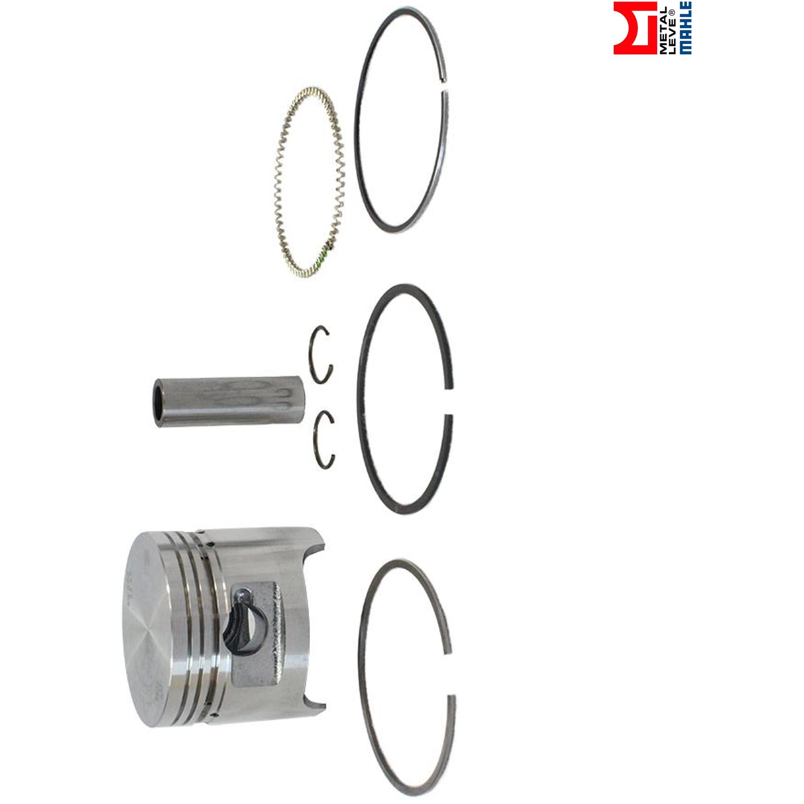 Pistão Com Anéis Std - Mahle Metal Leve - P&A9080 STD