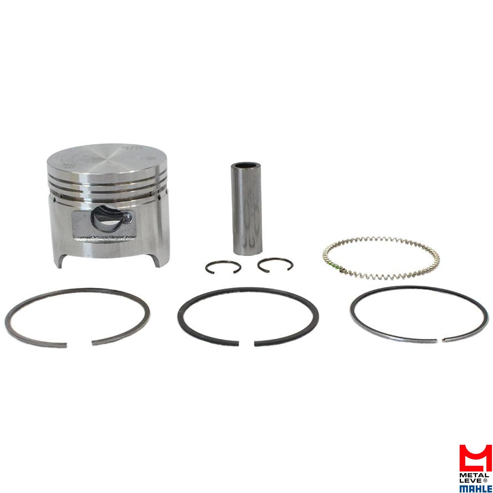 Pistão Com Anéis Std - Mahle Metal Leve - P&A9080 STD