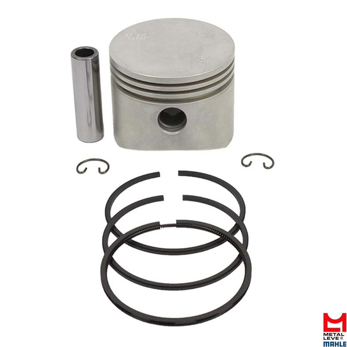 Pistão com Anéis STD para Mercedes-Benz 1938 S e LS 1938 - Mahle Metal Leve - P&A9225 STD