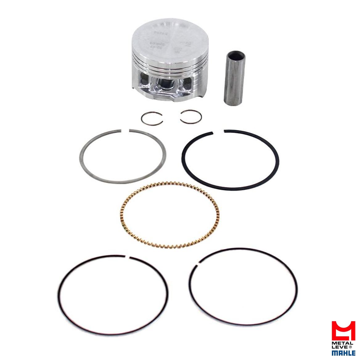 Pistão com Anéis STD para Honda Biz 125 - Mahle Metal Leve - P&A9294 STD