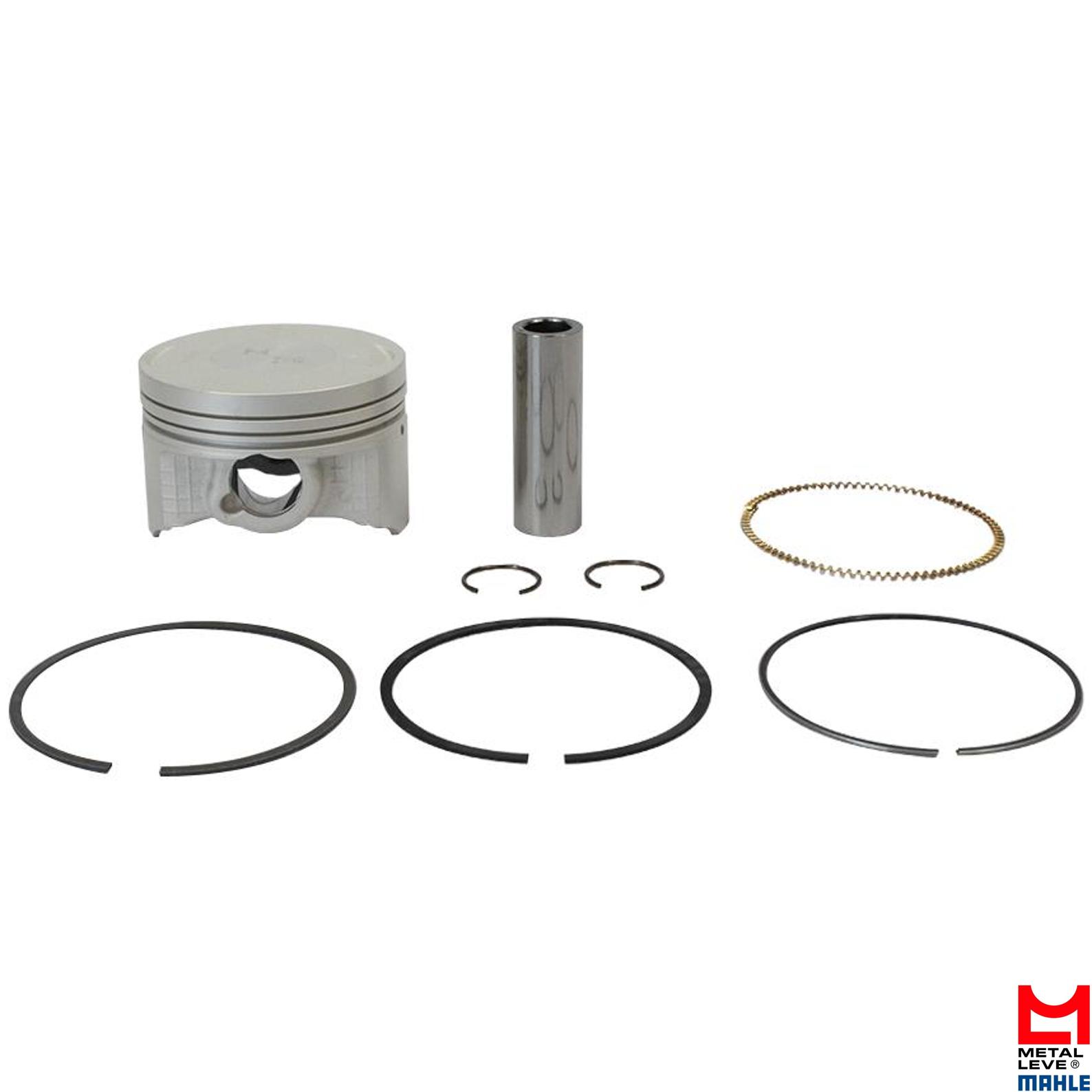 Pistão Com Anéis Std - Mahle Metal Leve - P&A9816 STD