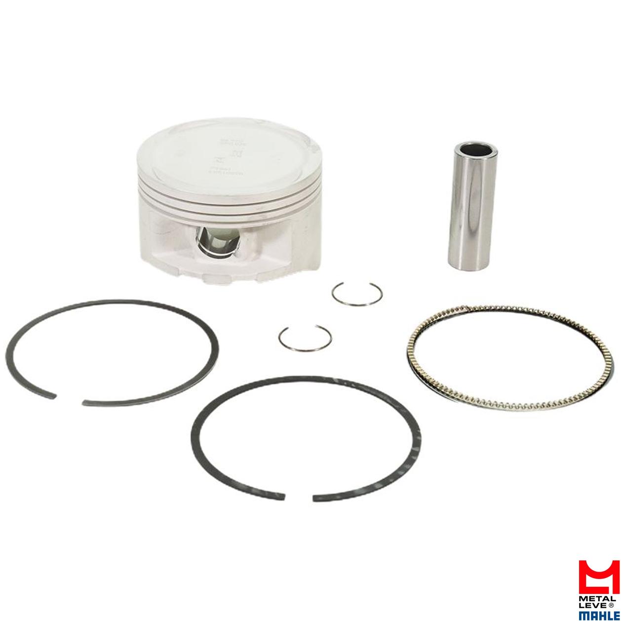 Pistão com Anéis STD para Honda NX 400i FALCON e NX4 FALCON 400 - Mahle Metal Leve - P&A9841 STD