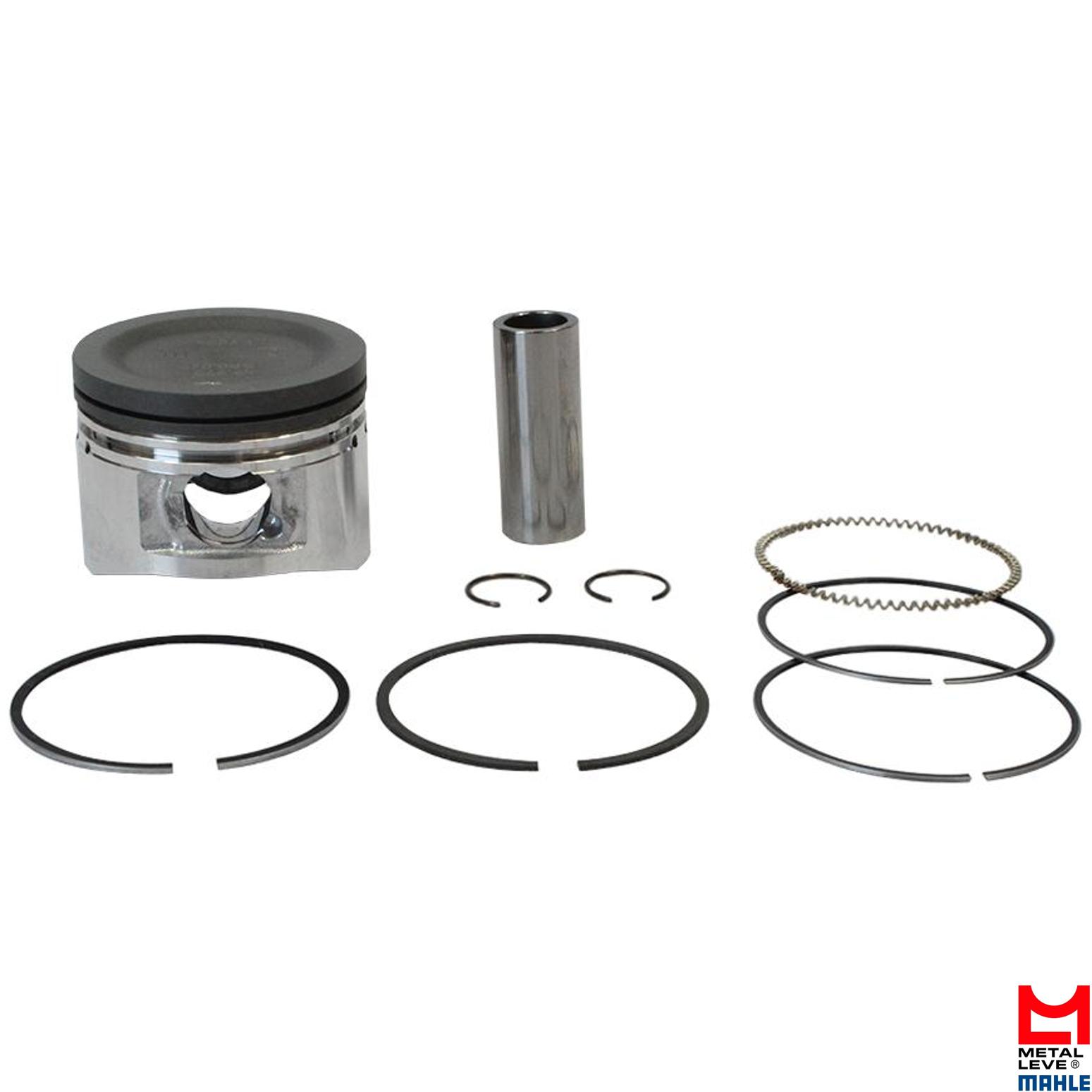 Pistão com Anéis STD para Yamaha NEO AT 115 - Mahle Metal Leve - P&A9856 STD