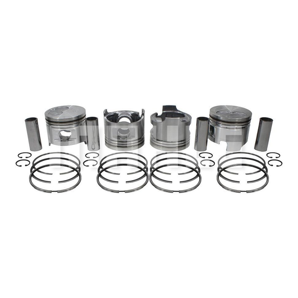 Jogo com 4 Pistões com Anéis STD para Toyota Hilux e Hilux SW4 - Mahle Metal Leve - P&A9101 STD