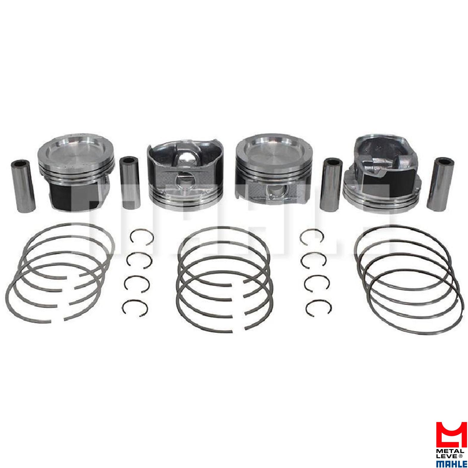 Jogo com 4 Pistões com Anéis STD - Mahle Metal Leve - P&A9223 STD