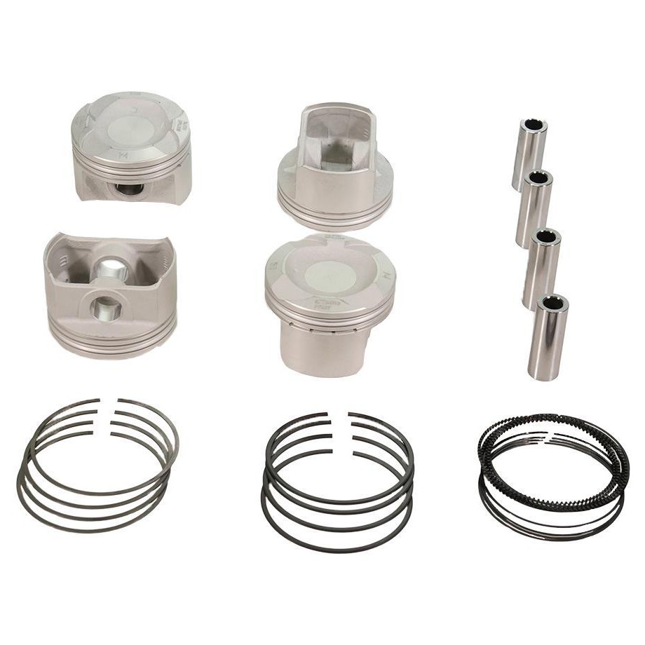 Jogo com 4 Pistões com Anéis STD para JAC J2 e J3 - Mahle Metal Leve - P&A9687 STD