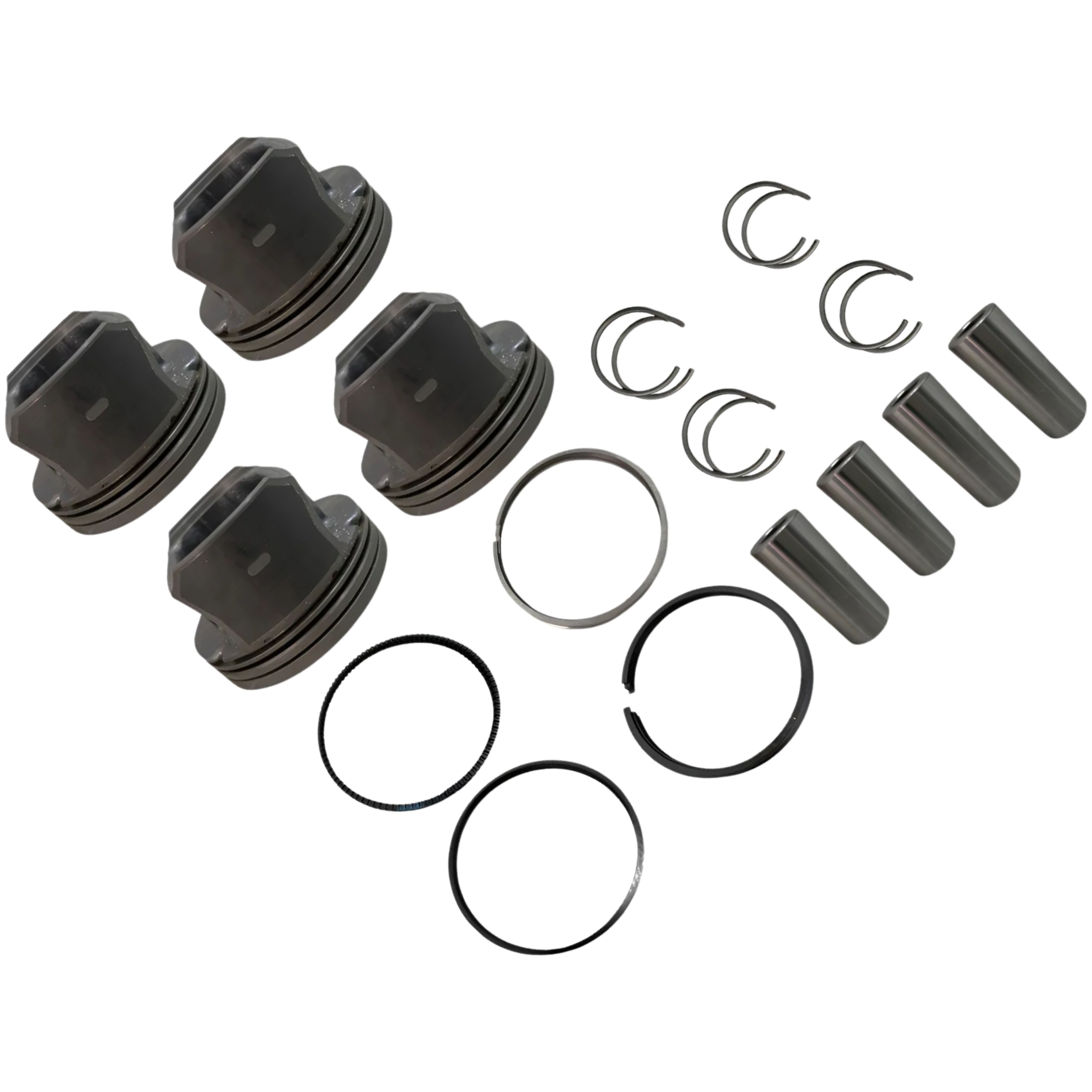 Jogo com 4 Pistões com Anéis STD para Chevrolet Sonic e Sonic Sedan - Mahle Metal Leve - P&A9714 STD