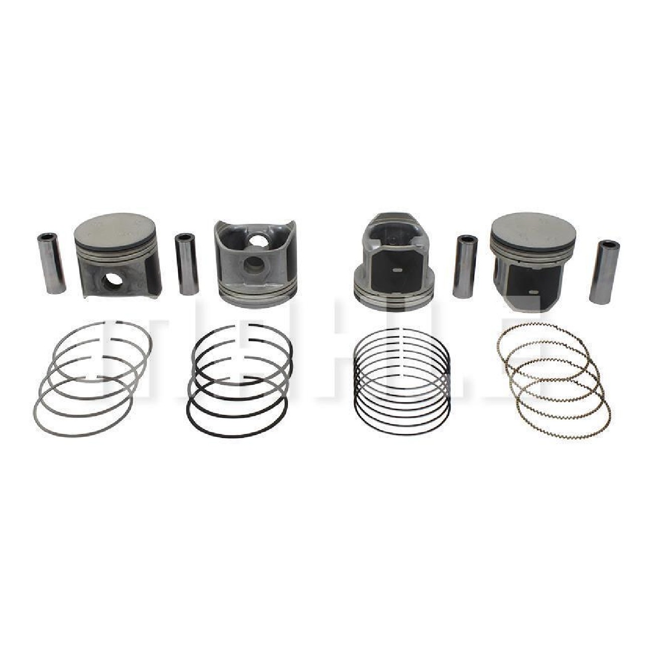 Jogo com 4 Pistões com Anéis STD para Chevrolet Onix e Prisma - Mahle Metal Leve - P&A9727 STD