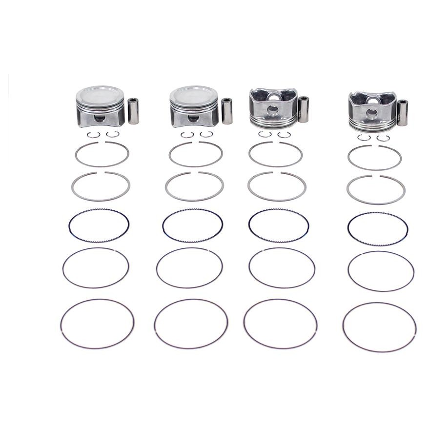 Jogo com 4 Pistões com Anéis STD para Volkswagen Bora e Jetta - Mahle Metal Leve - P&A9761 STD