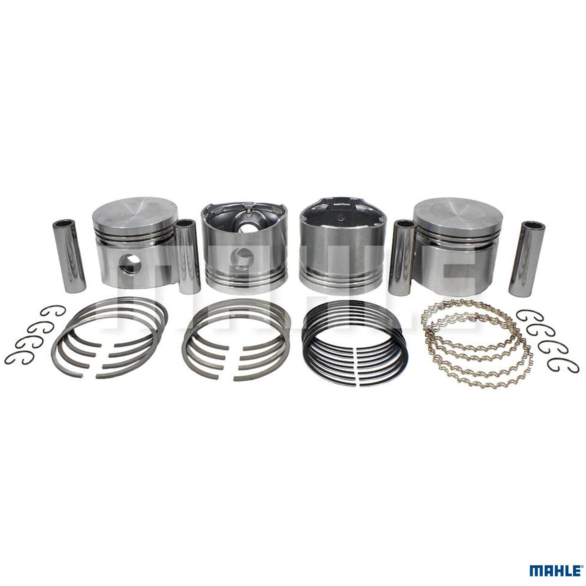 Jogo com 4 Pistões com Anéis STD - Mahle - S70150 STD