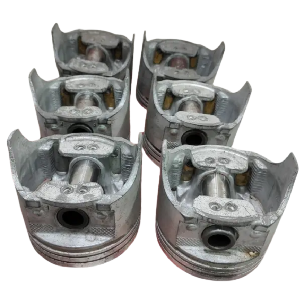 Jogo com 6 Pistões do Motor STD - Mahle Metal Leve - P1107 STD