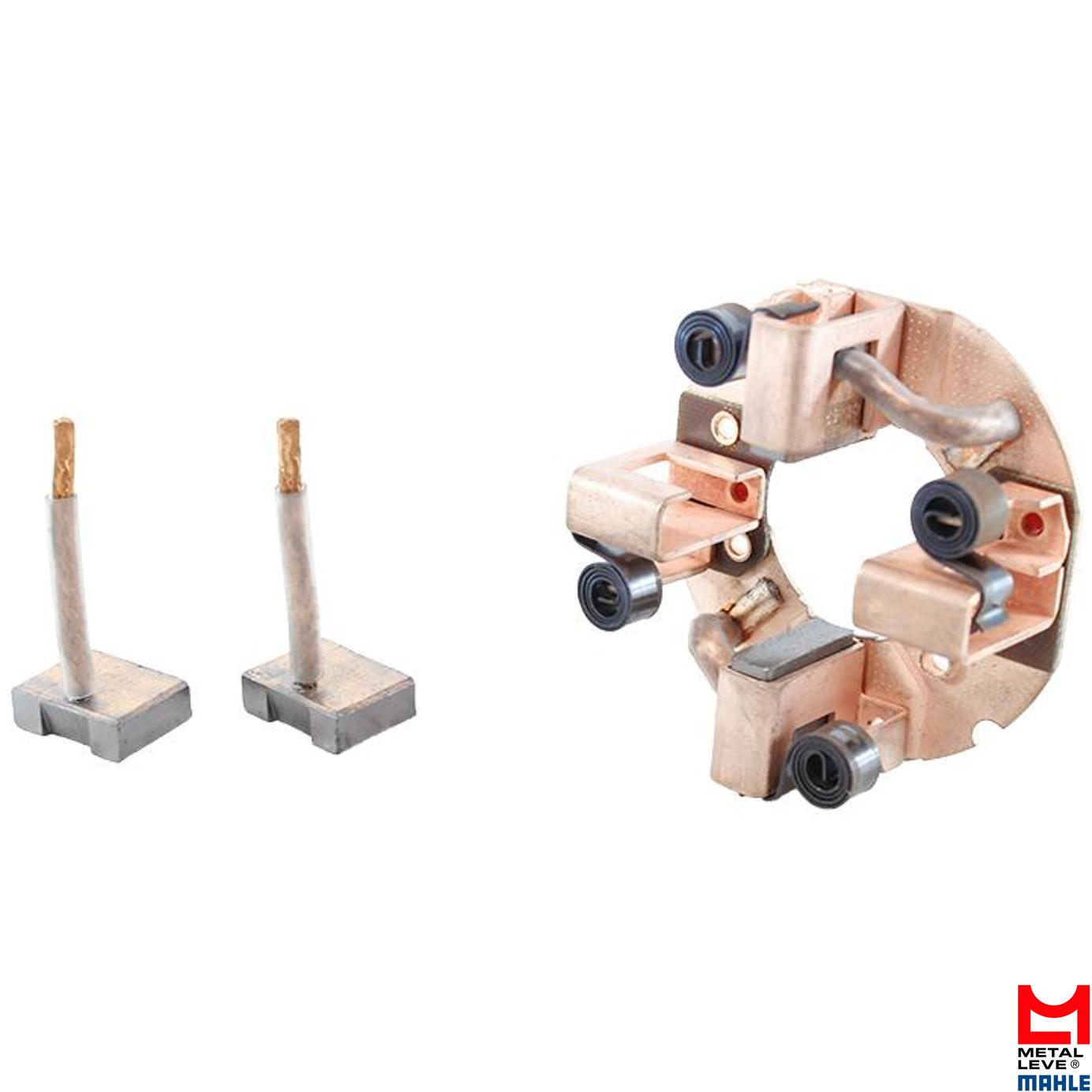 Porta Escovas do Motor de Partida para Mercedes-Benz Accelo 915 C - Mahle Metal Leve - MSX 1262
