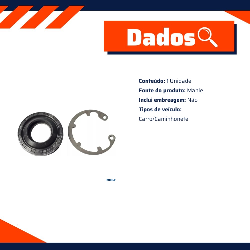 Selo Mecânico do Compressor de Ar Condicionado - Mahle - ACPX 9 000P