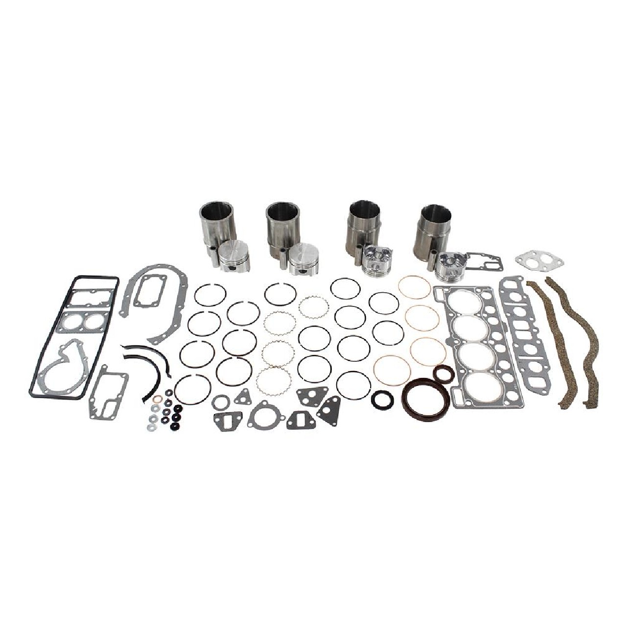 4 Super Kit Para Motor Std - Mahle Metal Leve - SUK1434 STD