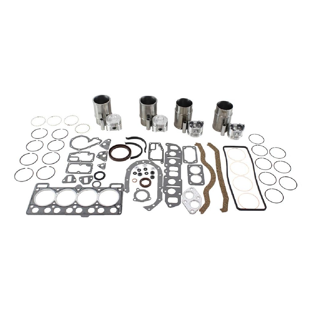 4 Super Kit Para Motor Std - Mahle Metal Leve - SUK1632 STD
