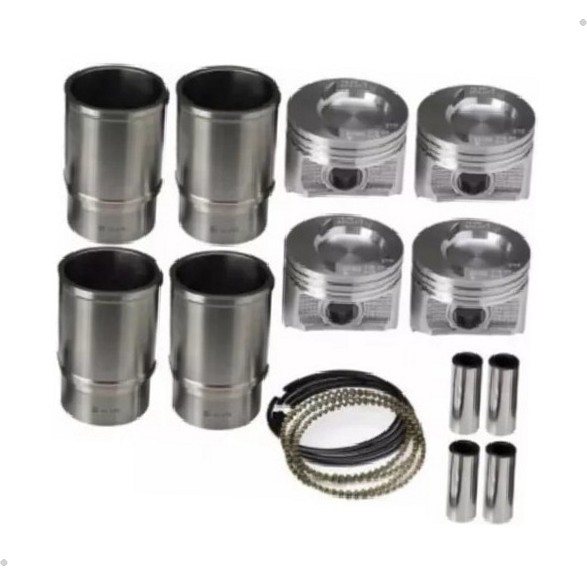 4 Super Kit Para Motor Std - Mahle Metal Leve - SUK1632 STD