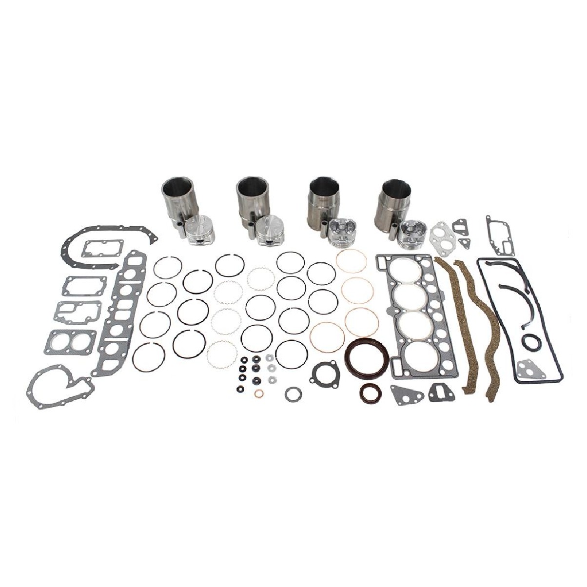 4 Super Kit Para Motor Std - Mahle Metal Leve - SUK1806 STD