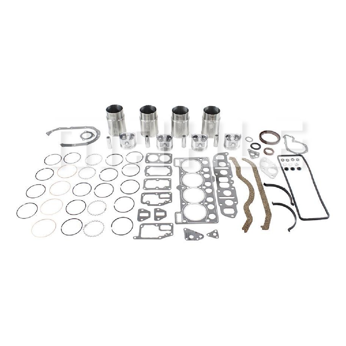 4 Super Kit Para Motor Std - Mahle Metal Leve - SUK9012 STD