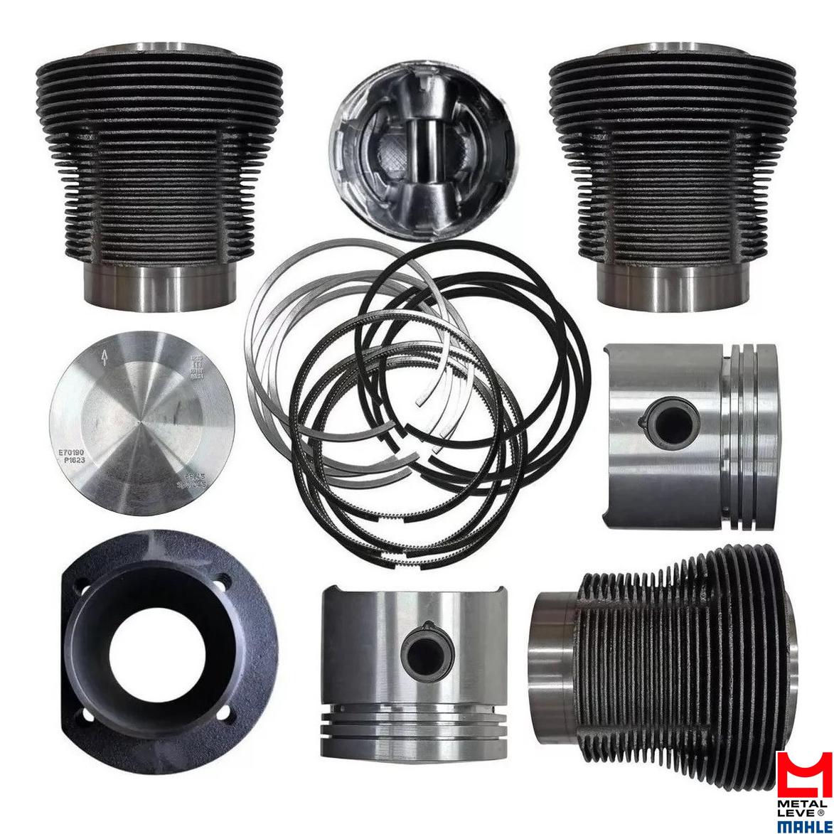 4 Super Kit Para Motor Std - Mahle Metal Leve - SUK1623 STD