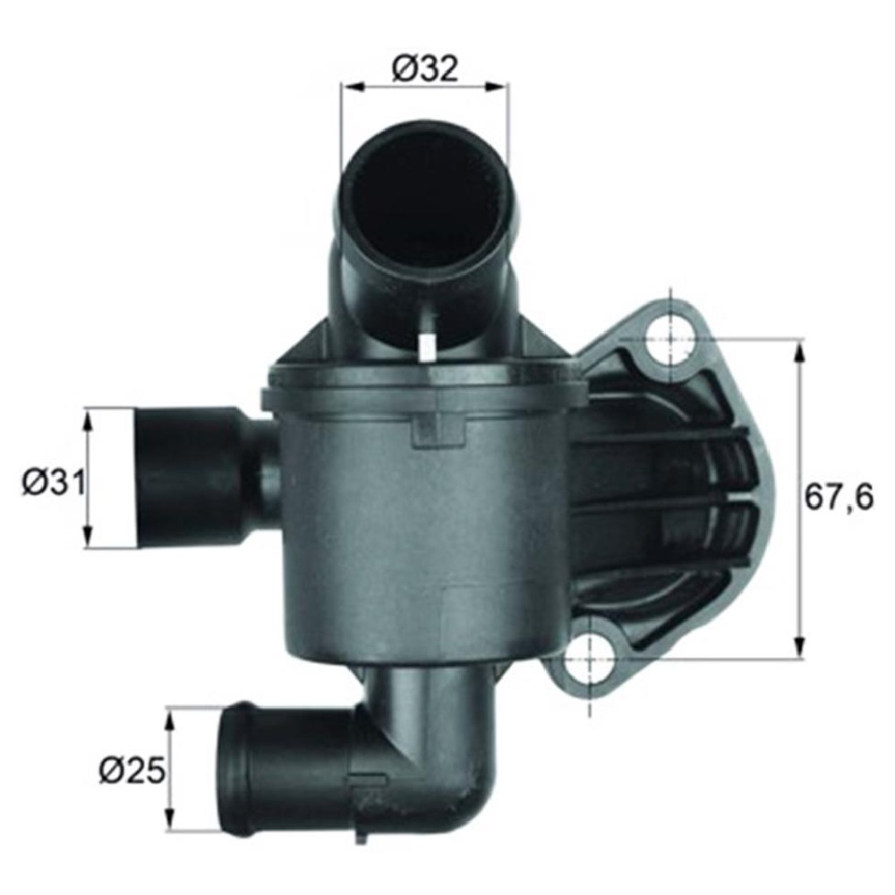 Válvula Termostática para Volkswagen Amarok - Mahle Behr - TI 35 87