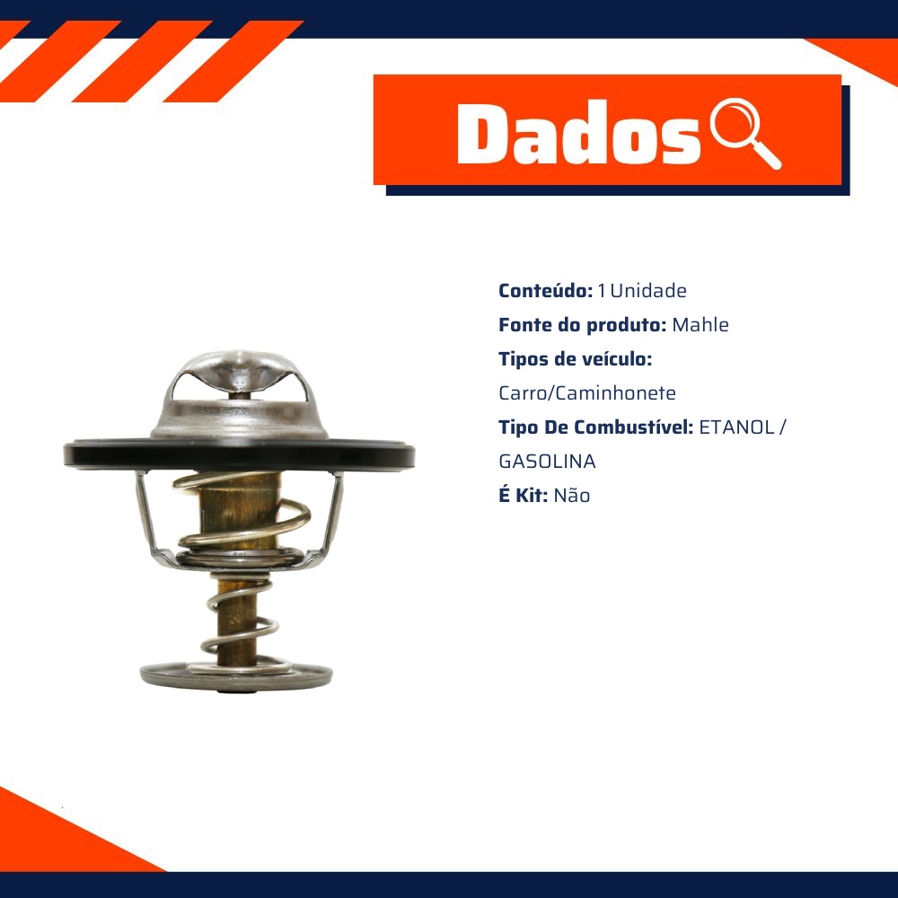 Válvula Termostática para Fiat Fiorino e Uno - Mahle Behr - TX 447 82D