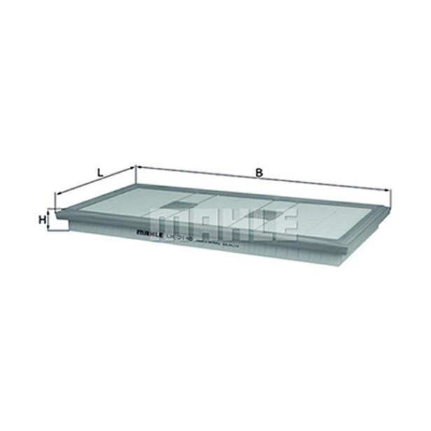 Filtro de Ar Land Rover Freelander 2 e Mercedes-Benz CLS 350 - Mahle Metal Leve - LX3140