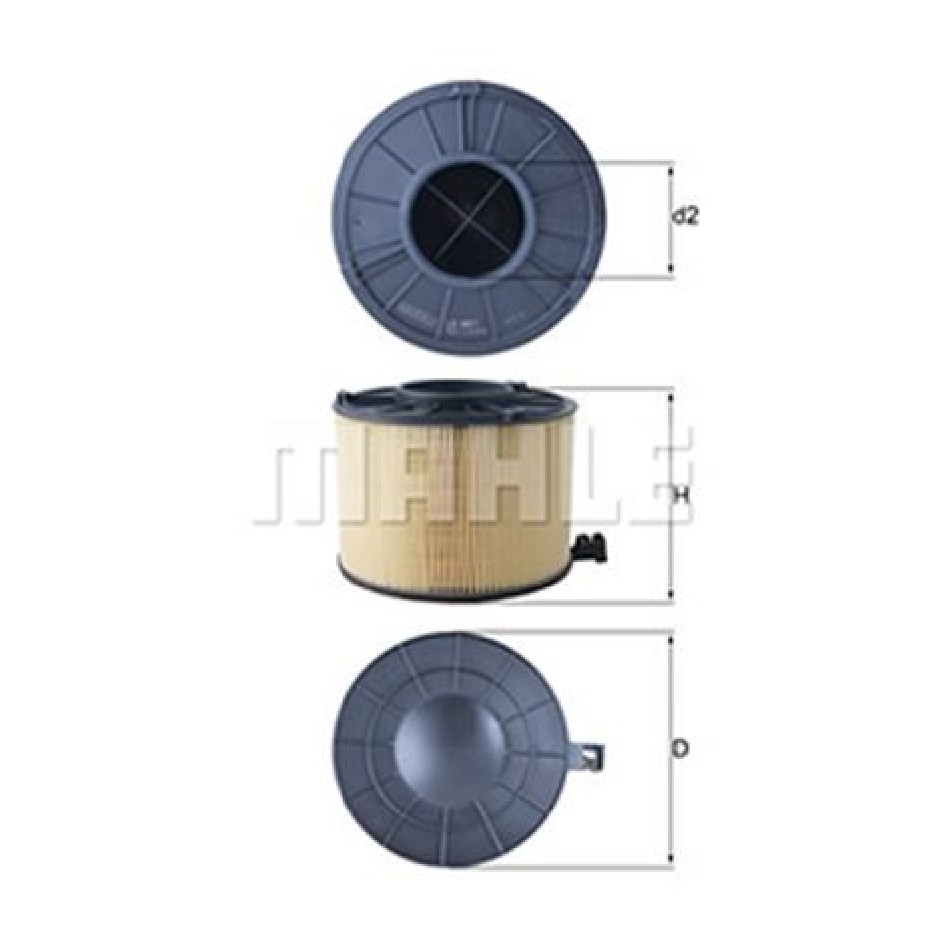 Filtro de Ar do Motor - Mahle Metal Leve - LX4411