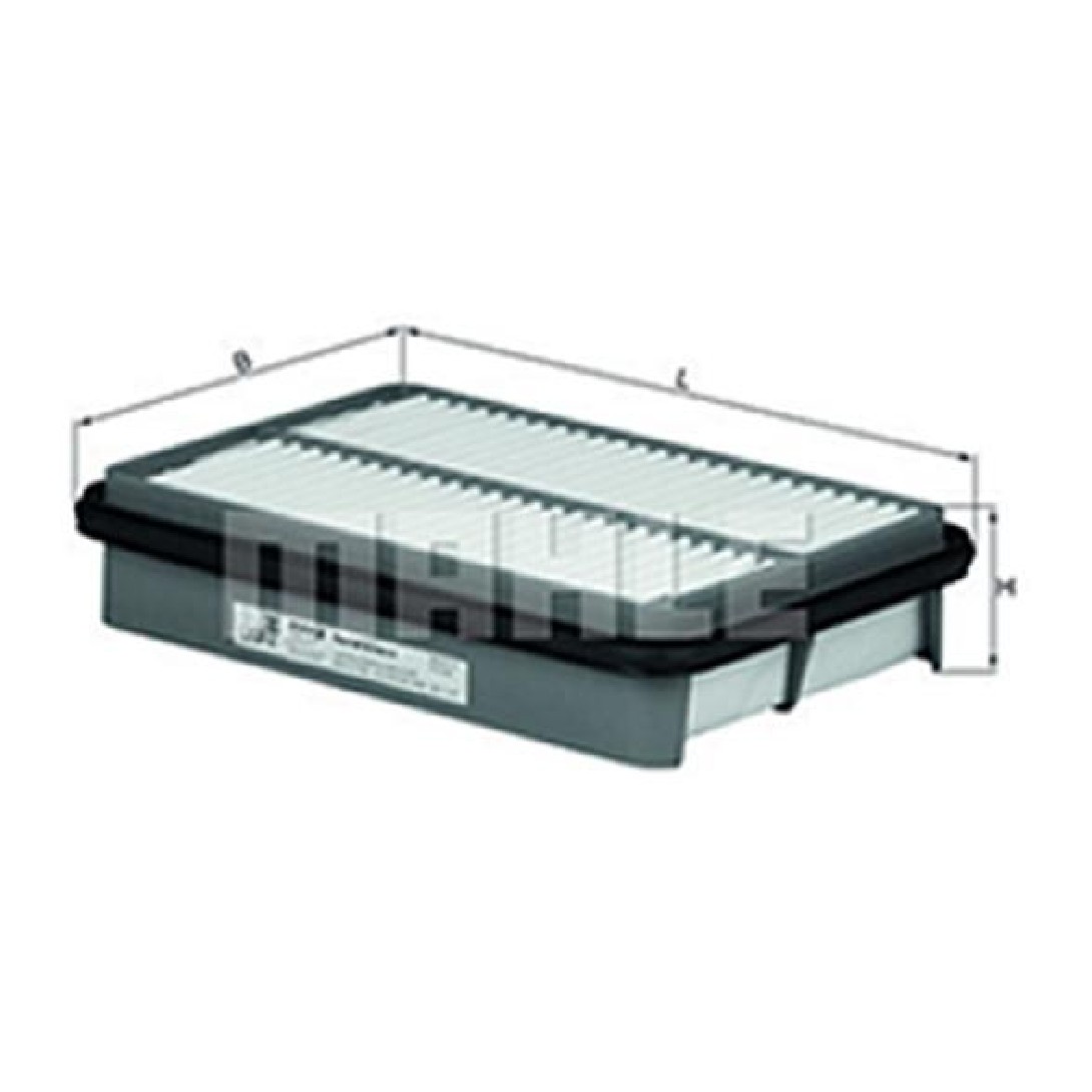 Filtro de Ar Mitsubishi Outlander e Toyota Previa - Mahle Metal Leve - LX812