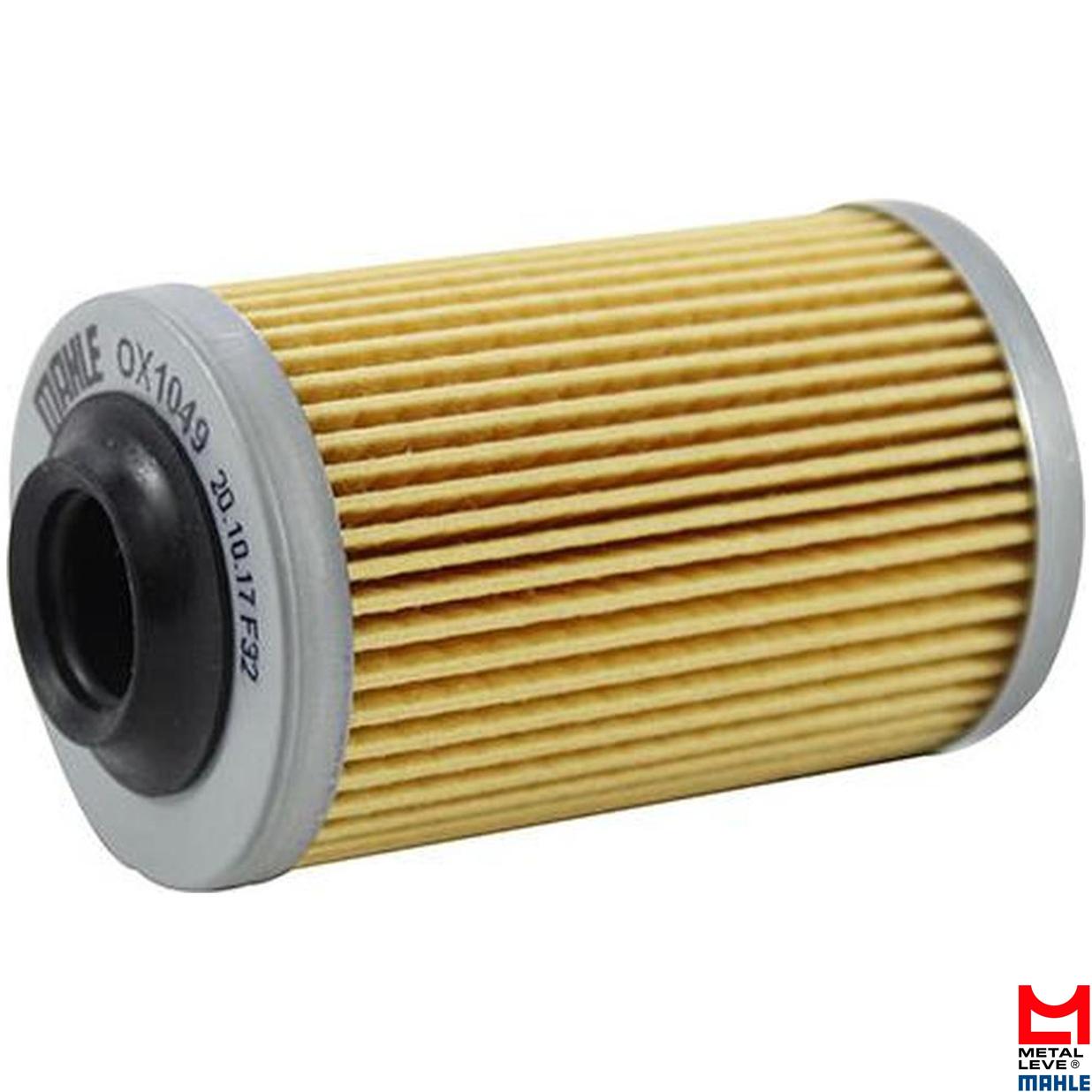 Filtro de Óleo Lubrificante para Chevrolet Omega e Trailblazer - Mahle Metal Leve - OX1049D