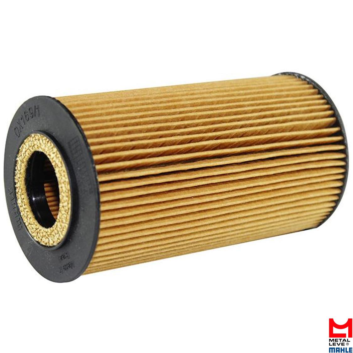 Filtro de Óleo Lubrificante para Ford Ranger e Troller T4 - Mahle Metal Leve - OX169/1D