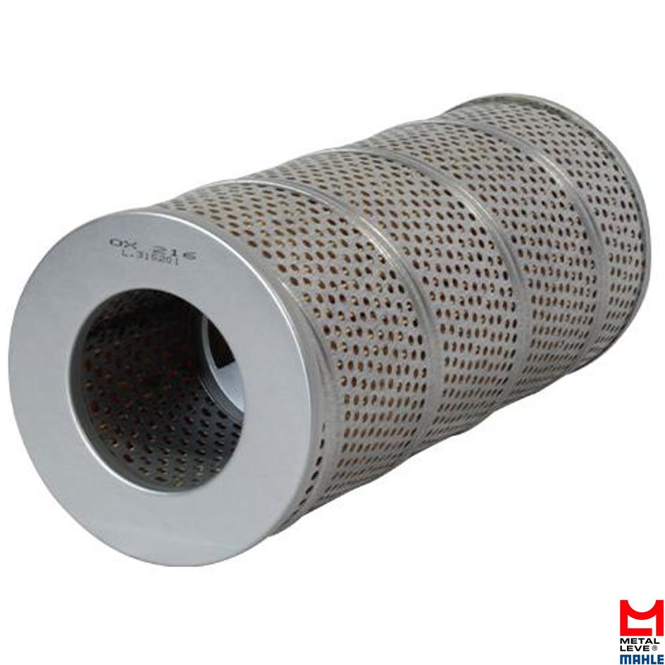 Filtro de Óleo Lubrificante - Mahle Metal Leve - OX216