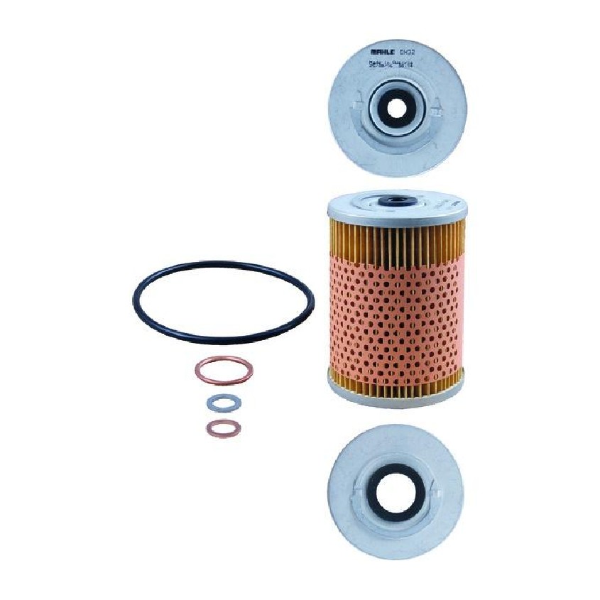 Filtro de Óleo Lubrificante - Mahle Metal Leve - OX32D